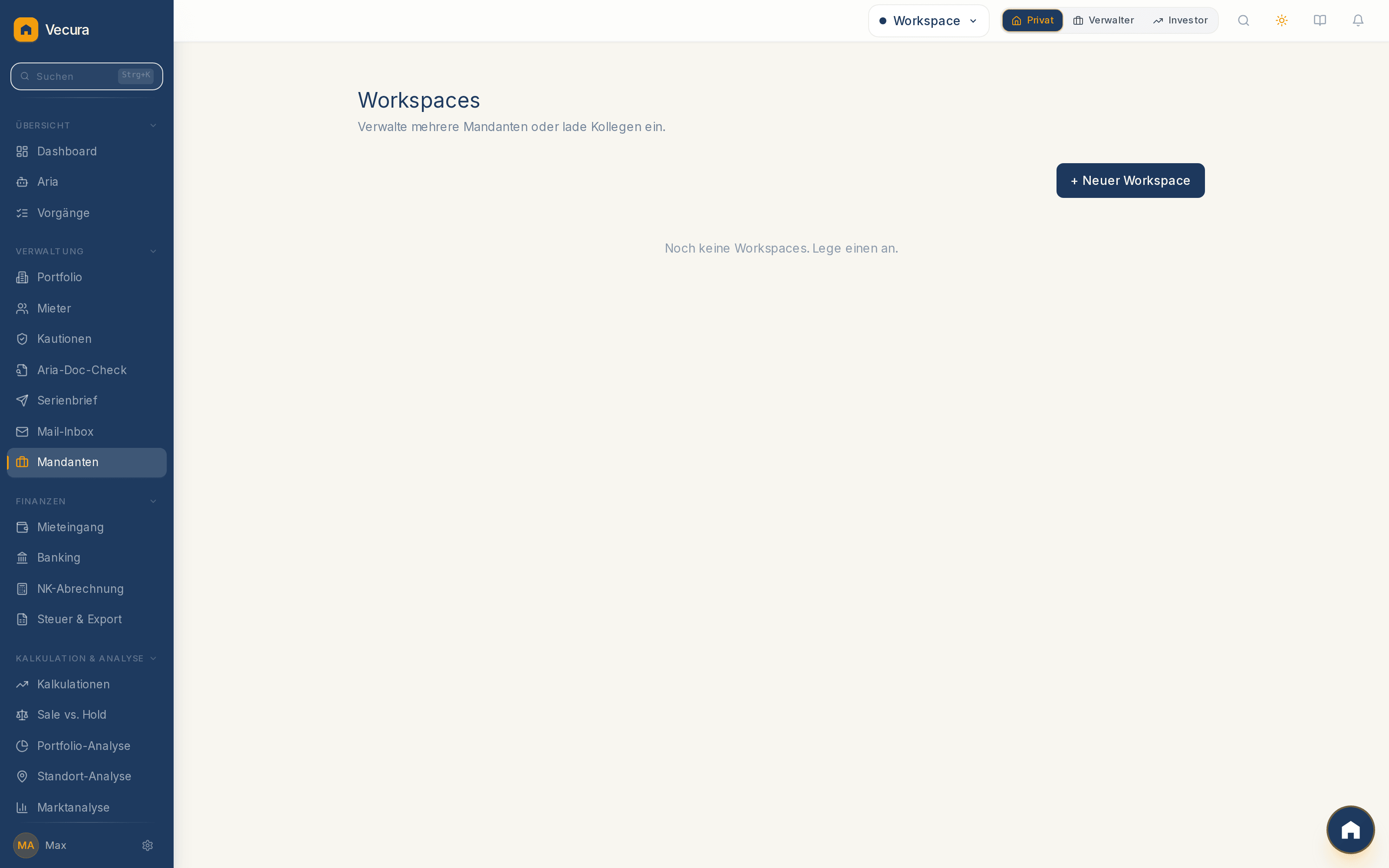 Vecura Multi-Workspace Switcher